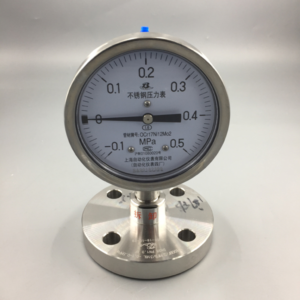 衛生型隔膜壓力表