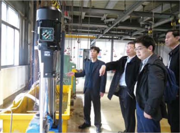 上自儀公司自儀七廠首臺華龍一號機組項目啟動 中核總領導專家一行蒞臨檢查指導