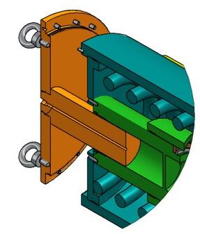加壓密封的特寫