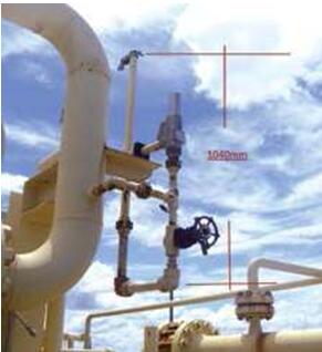 .打開時，此閥門將流體排放到大氣中。