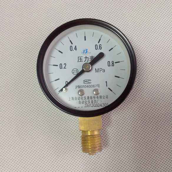 彈簧管普通壓力表