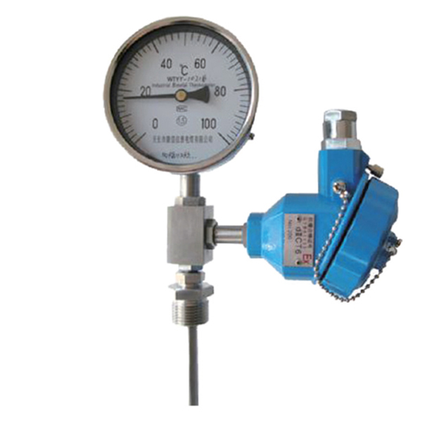 帶熱電偶（阻）雙金屬溫度計(jì)