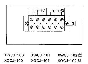 單筆儀表控制部分接線端子